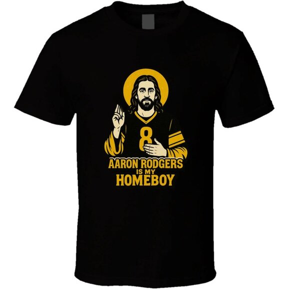 Aaron Rodgers Is My Homeboy Steelers T Shirt 165 - Picture 1 of 5